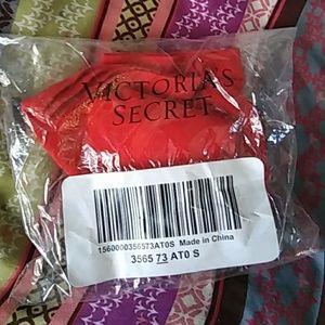 Bright Red Victoria Secret PINK panties.